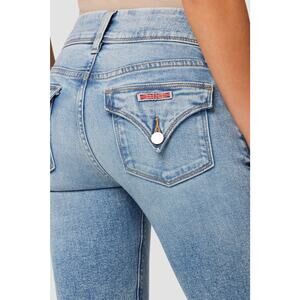 Hudson Jeans Women's Beth Flap Pocket Baby Bootcut Size 12 Denim Light Wash